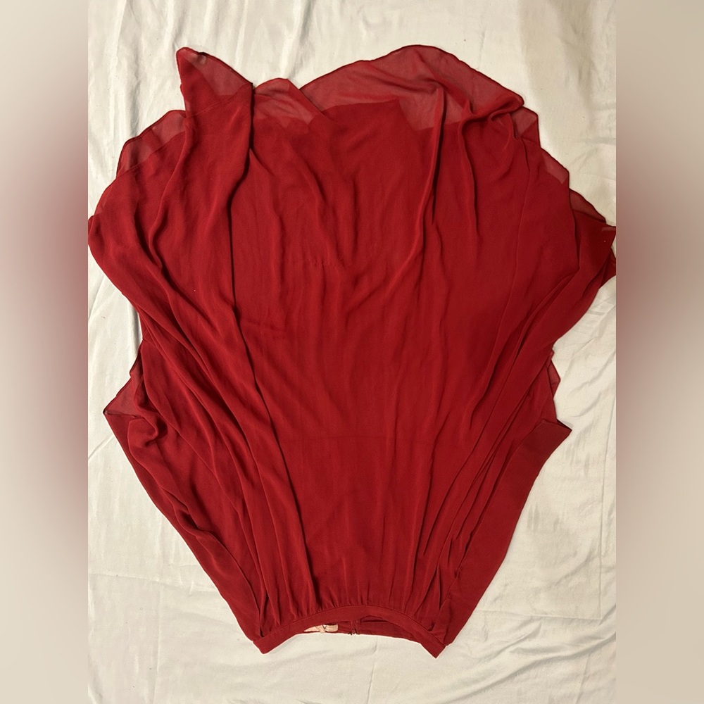 Love 21 auburn red, L skirt